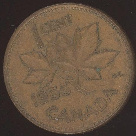 1955 Canadian Cent - VG/Fine