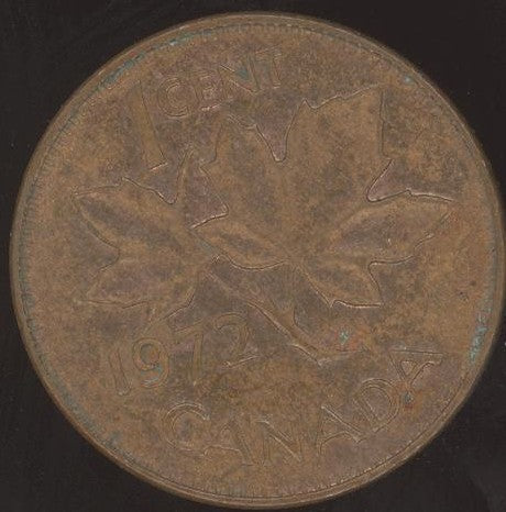 1972 Canadian Cent - VF or Better