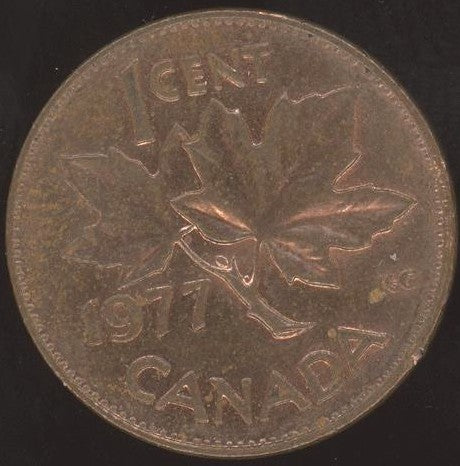 1977 Canadian Cent - VF or Better
