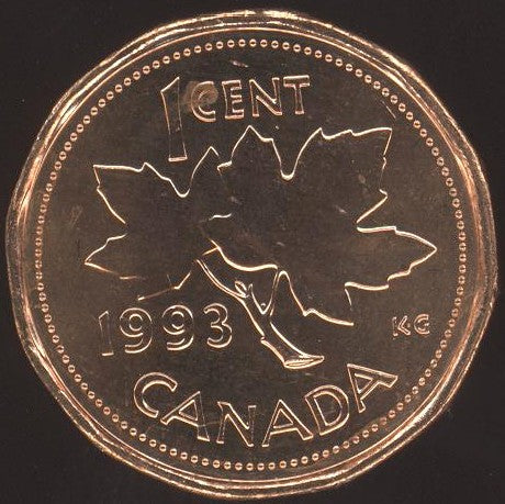 1993 Canadian Cent - Unc.