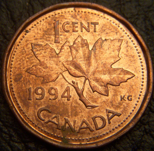 1994 Canadian Cent - VF or Better