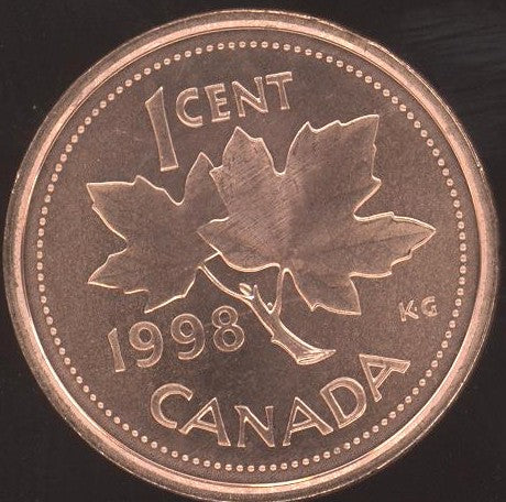 1998 Canadian Cent - Unc.