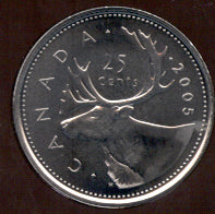 2005P Canadian Quarter - Unc.
