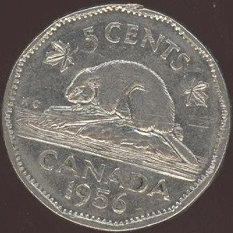 1956 Canadian 5C - Fine to EF