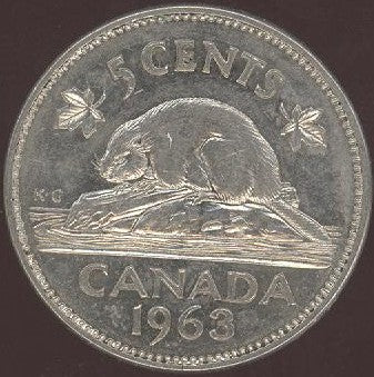 1963 Canadian 5C - Fine to EF
