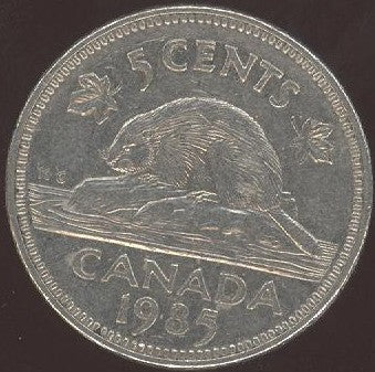 1985 Canadian Nickel - VF to AU