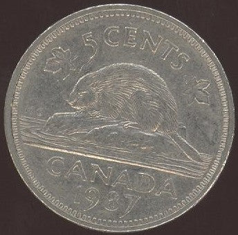 1987 Canadian Nickel - VF to AU