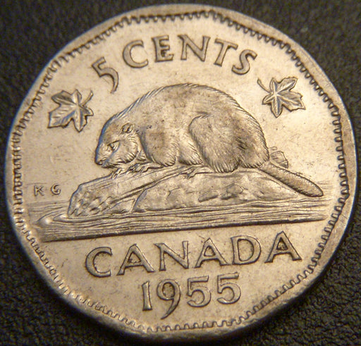 1955 Canadian 5C - Fine to EF