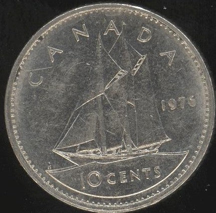 1976 Canadian 10C - Fine to EF