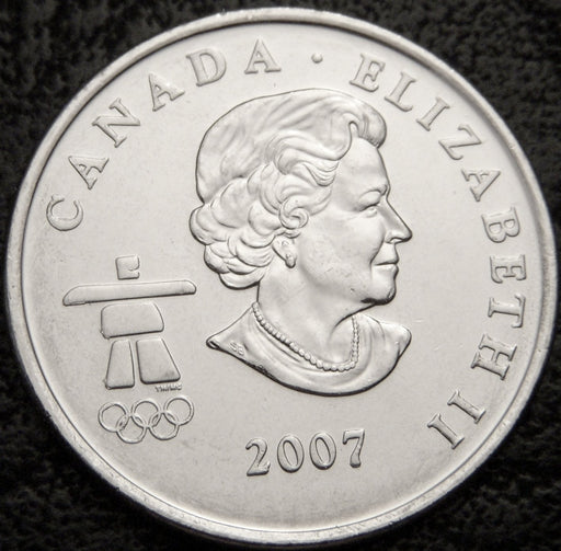 2007 Curling Canadian Quarter - Unc.