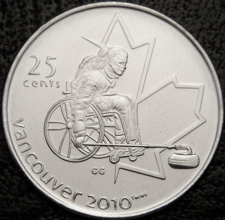 2007 Wheelchair Curling Canadian Quarter - Unc.