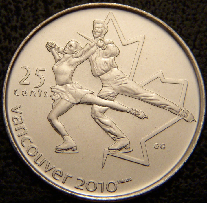 2008 Figure Skating Canadian Quarter - Unc.