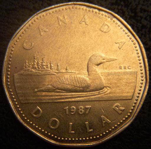 1987 Canadian $1 Loon - Circ.