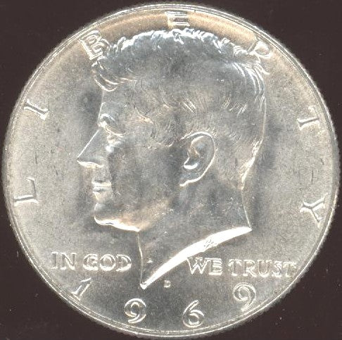 1969-D Kennedy Half Dollar - Uncirculated