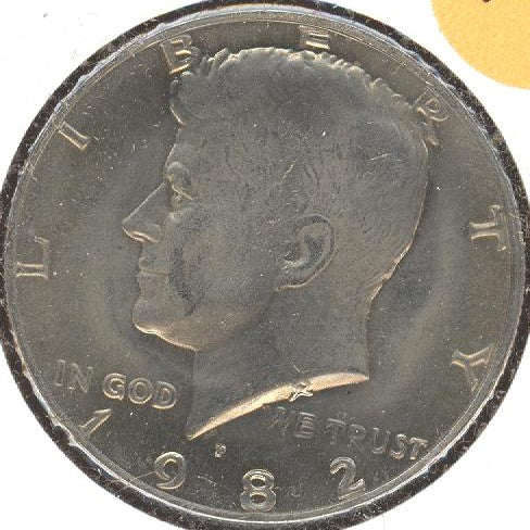 1982-P Kennedy Half Dollar - AU/Uncirculated