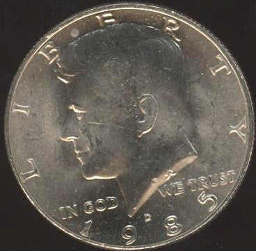 1985-D Kennedy Half Dollar - Uncirculated