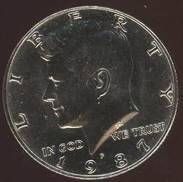 1987-P Kennedy Half Dollar - Uncirculated