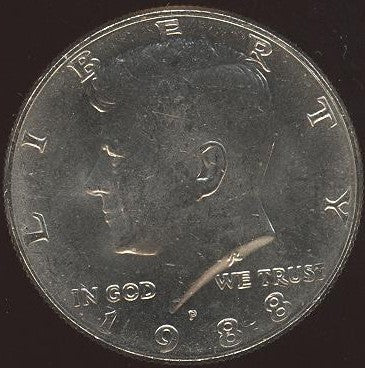 1988-P Kennedy Half Dollar - Uncirculated
