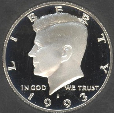 1993-S Kennedy Half Dollar - Silver Proof