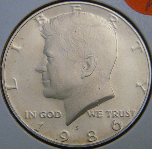 1986-S Kennedy Half Dollar - Proof