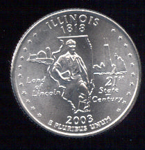 2003-D Illinois Quarter - Unc.