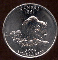 2005-D Kansas Quarter - Unc.
