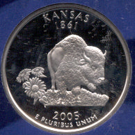 2005-S Kansas Quarter - Clad Proof