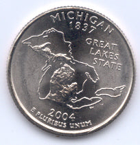 2004-D Michigan Quarter - Unc