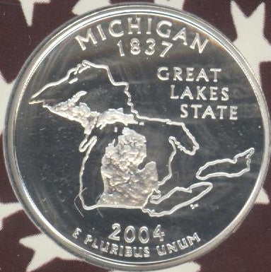 2004-S Michigan Quarter - Silver Proof