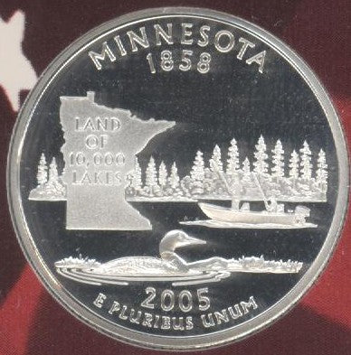 2005-S Minnesota Quarter - Silver Proof