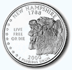2000-D New Hampshire Quarter - Unc.