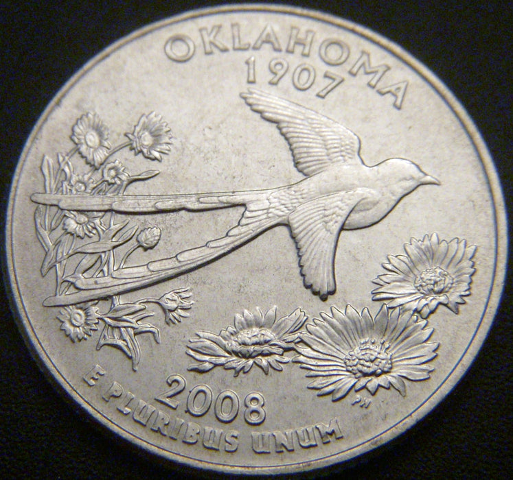 2008-P Oklahoma Quarter - Unc.