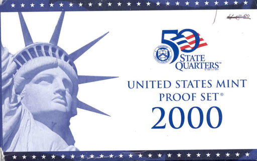 2000 Proof 10pc Clad Set