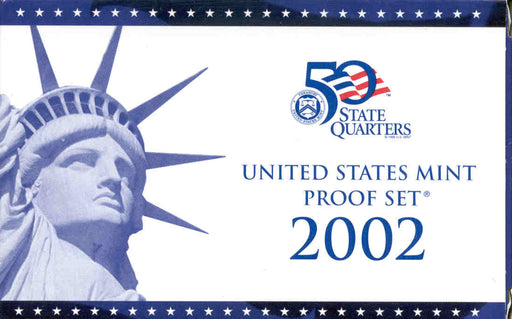 2002 Proof Set 10 pc Clad