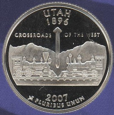 2007-S Utah Quarter - Clad Proof