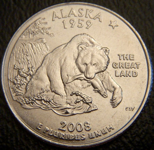 2008-D Alaska Quarter - Unc.