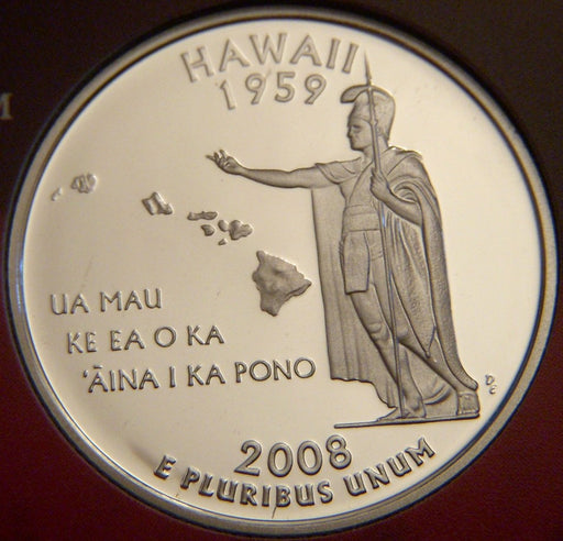 2008-S Hawaii Quarter - Silver Proof