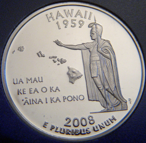 2008-S Hawaii Quarter - Clad Proof
