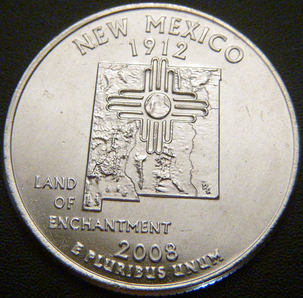 2008-P New Mexico Quarter - Unc.