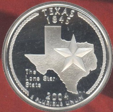 2004-S Texas Quarter - Silver Proof