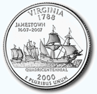 2000-D Virginia Quarter - Unc.