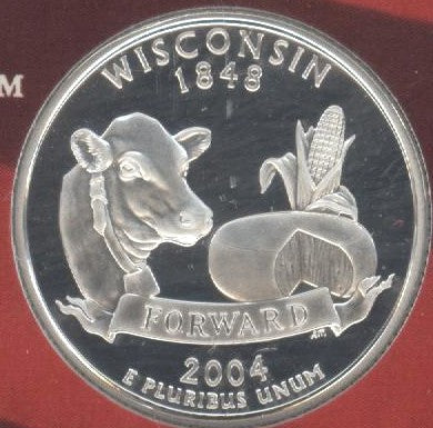 2004-S Wisconsin Quarter - Silver Proof