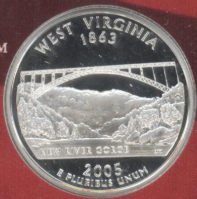 2005-S West Virginia Quarter - Silver Proof